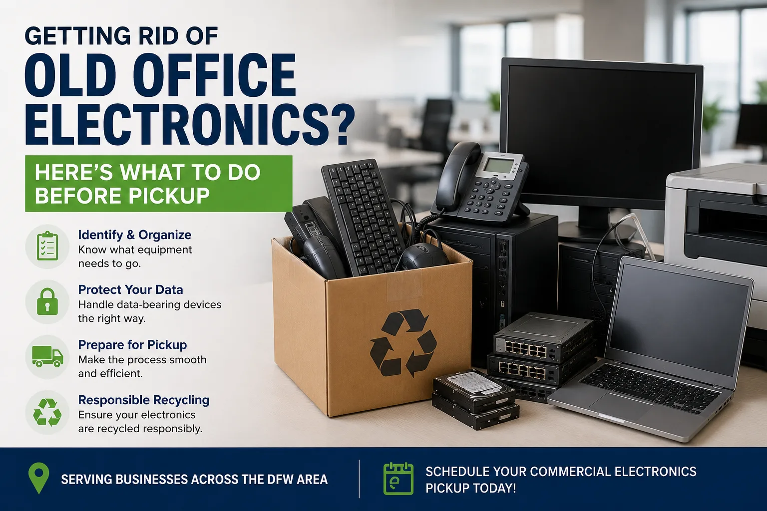 old office electronics pickup