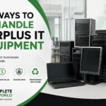 Surplus IT equipment after an office upgrade